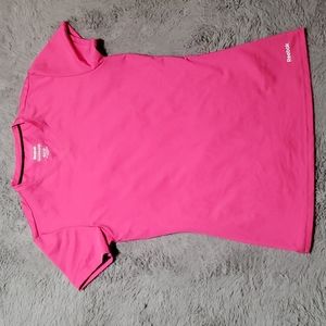 Reebok pink athletic work out top xs